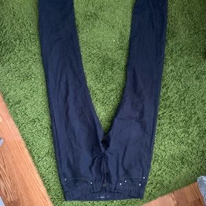 Navy Slim Pants